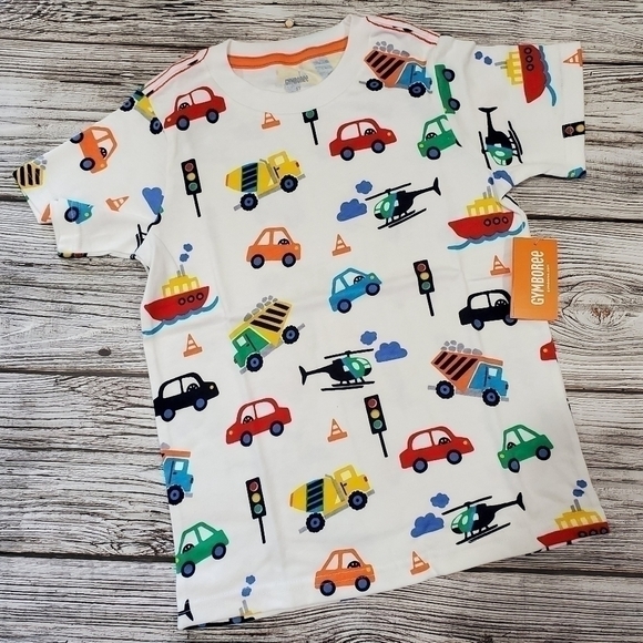 5T NWT Gymboree Transportation Vehicles T-Shirt - Picture 4 of 7